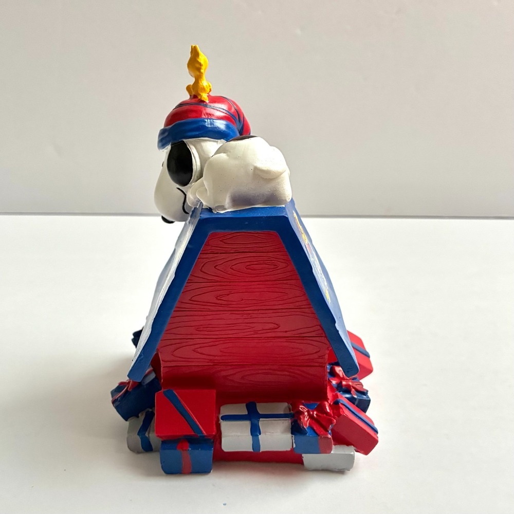 Peanuts Sports Snoopy's Doghouse KU Jayhawks Holiday Kansas University - Picture 5 of 12